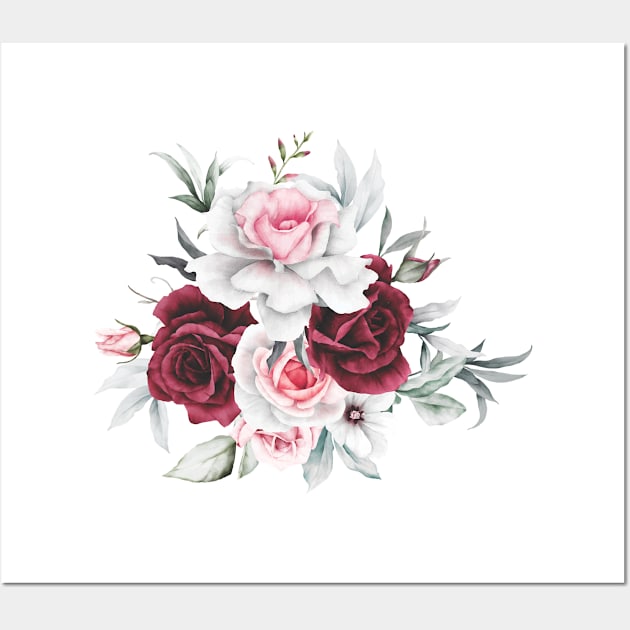 Flowers Wall Art by VShop